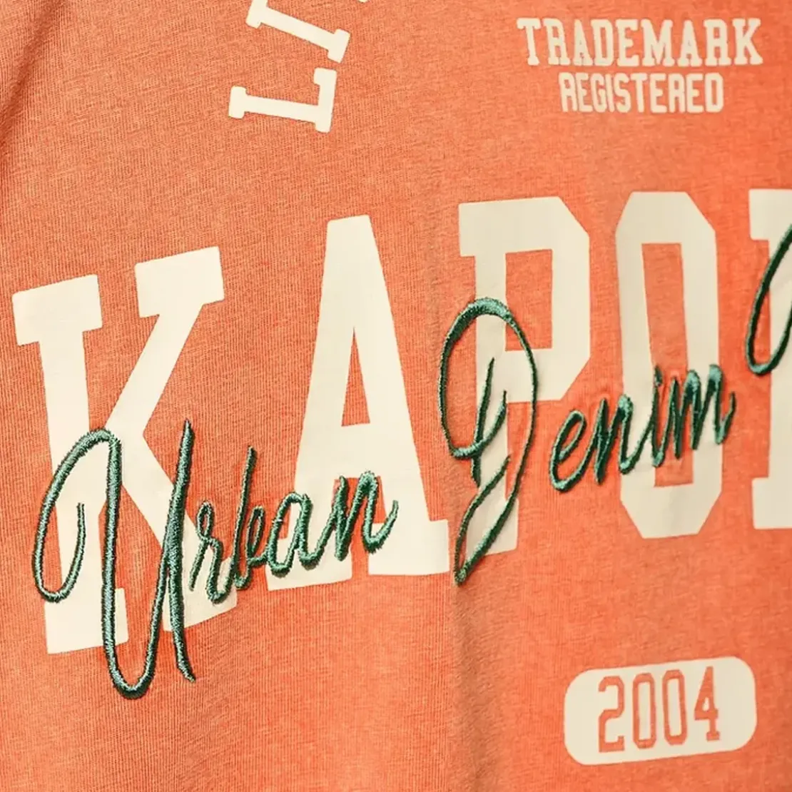 KaporalTee Shirt Manches Courtes en coton JOEY Orange