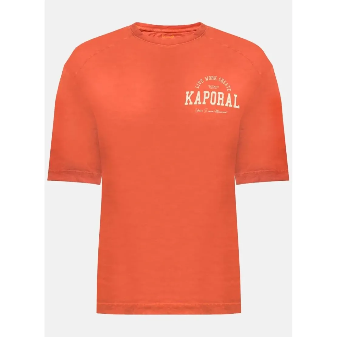 KaporalTee Shirt Manches Courtes en coton JOEY Orange