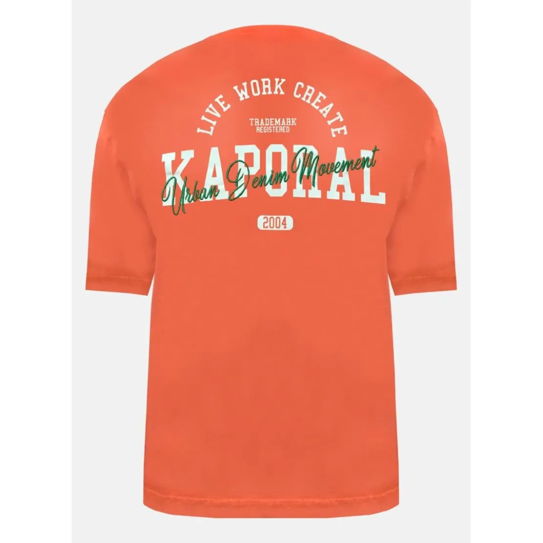 KaporalTee Shirt Manches Courtes en coton JOEY Orange