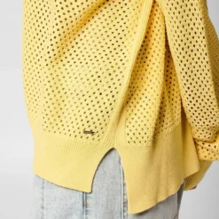 KaporalTee Shirt Manches Longues LEORE jaune en viscose