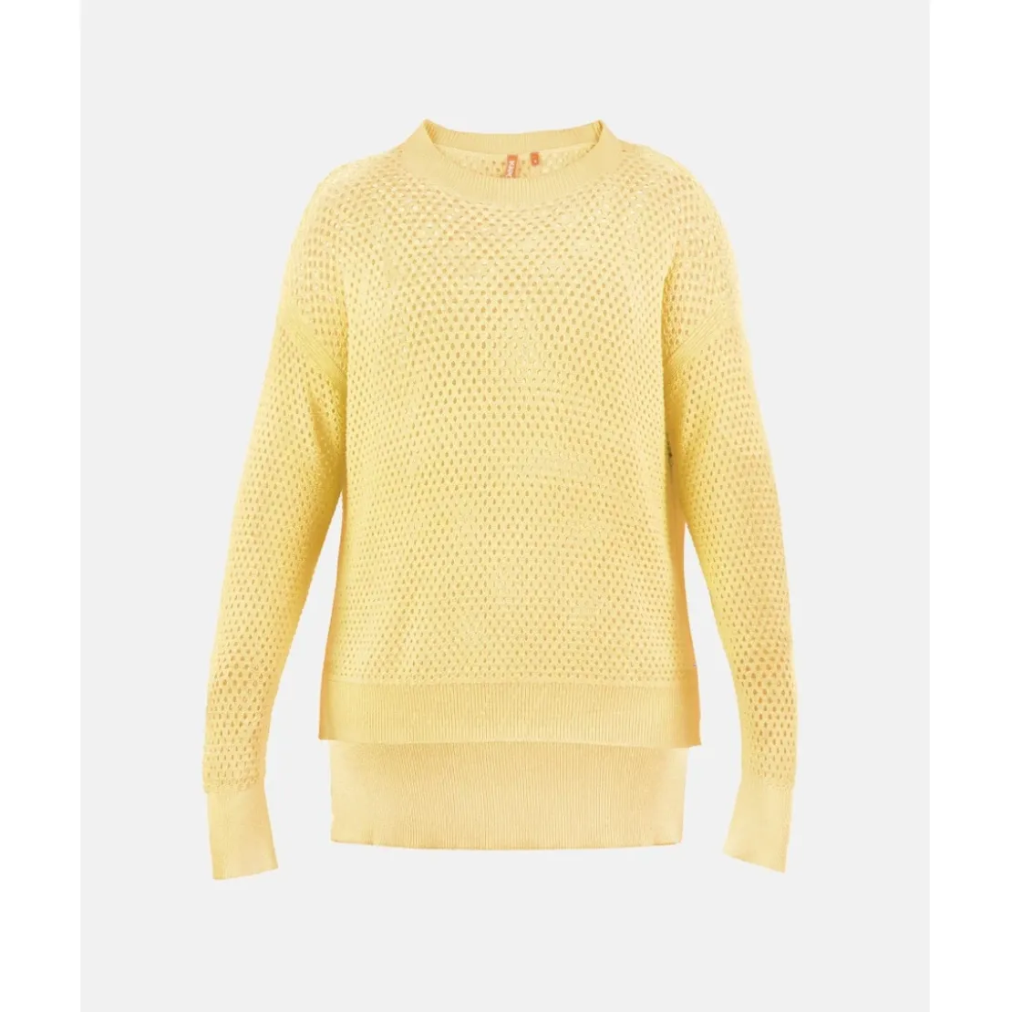 KaporalTee Shirt Manches Longues LEORE jaune en viscose