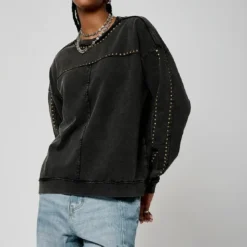 KaporalTee Shirt manches longues VOLAR gris foncé en coton
