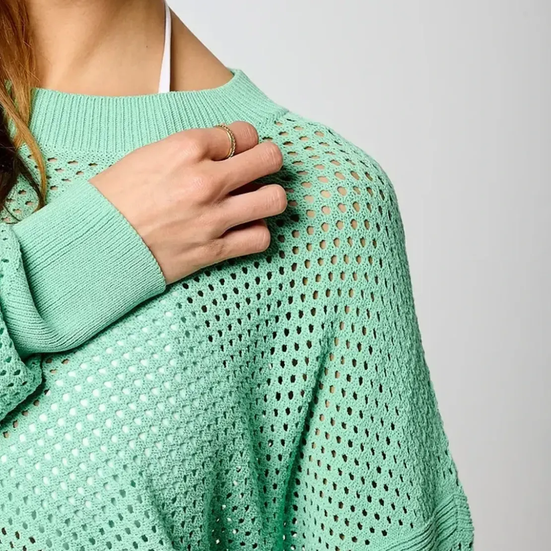 KaporalTee Shirt Manches Longues LEORE menthe en viscose