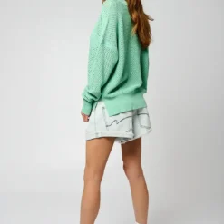 KaporalTee Shirt Manches Longues LEORE menthe en viscose