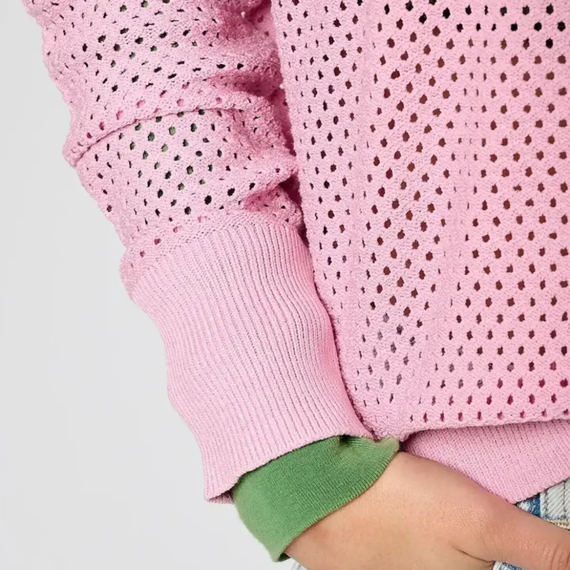 KaporalT-shirt ajouré rose Femme LEORE violet en coton