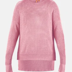 KaporalT-shirt ajouré rose Femme LEORE violet en coton