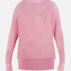 KaporalT-shirt ajouré rose Femme LEORE violet en coton