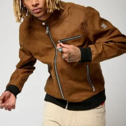 KaporalVeste en viscose LIRAK Camel