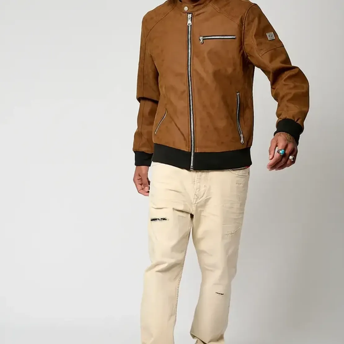 KaporalVeste en viscose LIRAK Camel