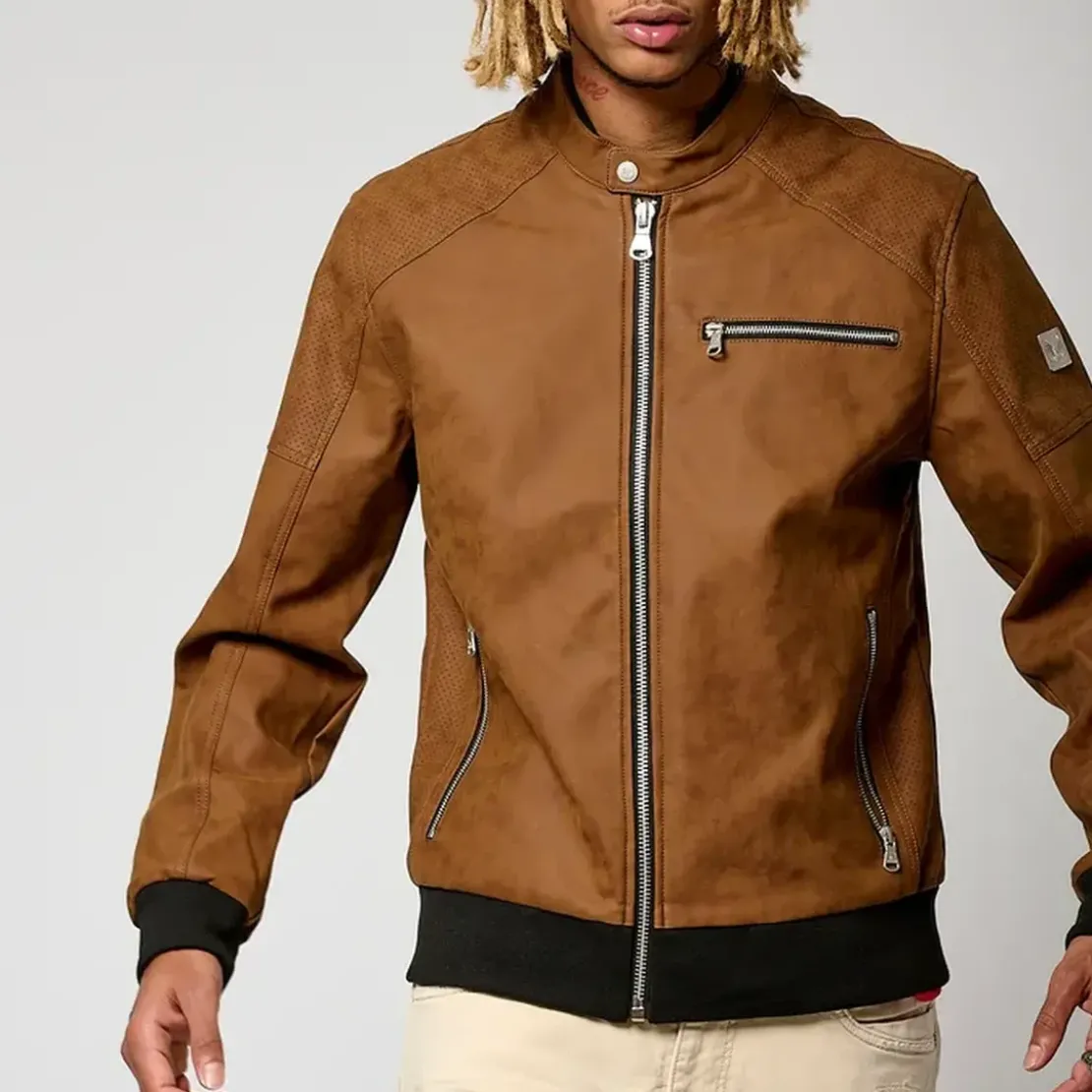 KaporalVeste en viscose LIRAK Camel