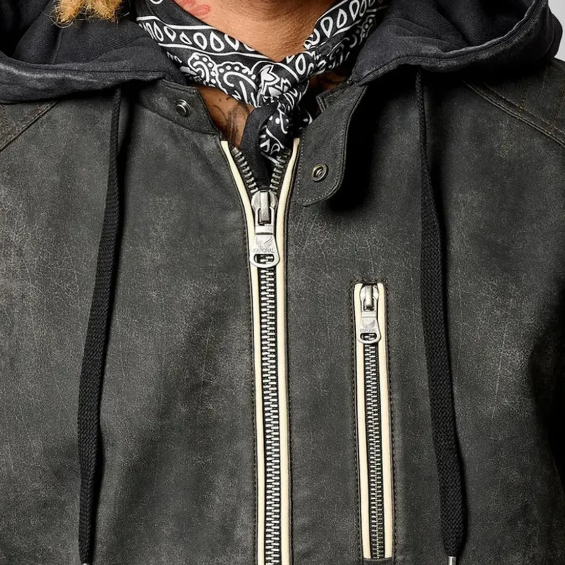 KaporalVeste en viscose LUCAS Black noir