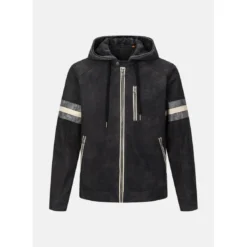 KaporalVeste en viscose LUCAS Black noir