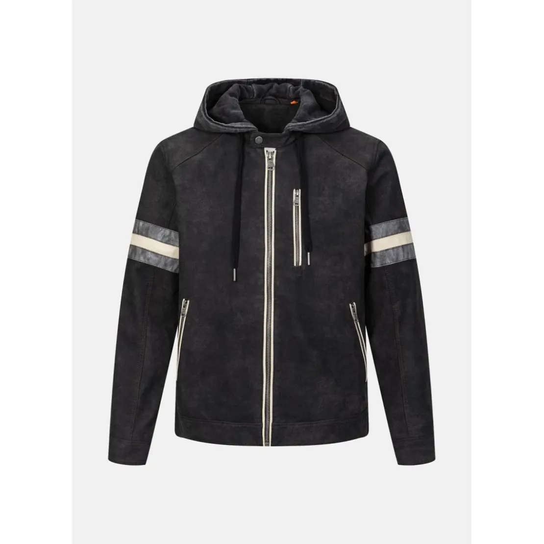 KaporalVeste en viscose LUCAS Black noir