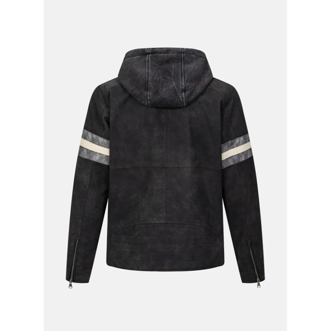 KaporalVeste en viscose LUCAS Black noir