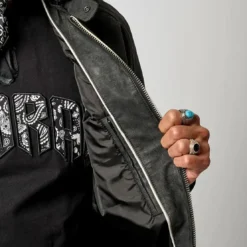 KaporalVeste en viscose LUCAS Black noir
