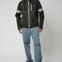 KaporalVeste en viscose LUCAS Black noir