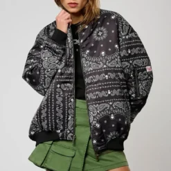 KaporalVeste reversible à motifs imprimés VADAS noire