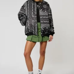 KaporalVeste reversible à motifs imprimés VADAS noire
