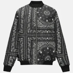 KaporalVeste reversible à motifs imprimés VADAS noire