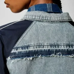 KaporalVeste VOILAbimatière bleu en coton
