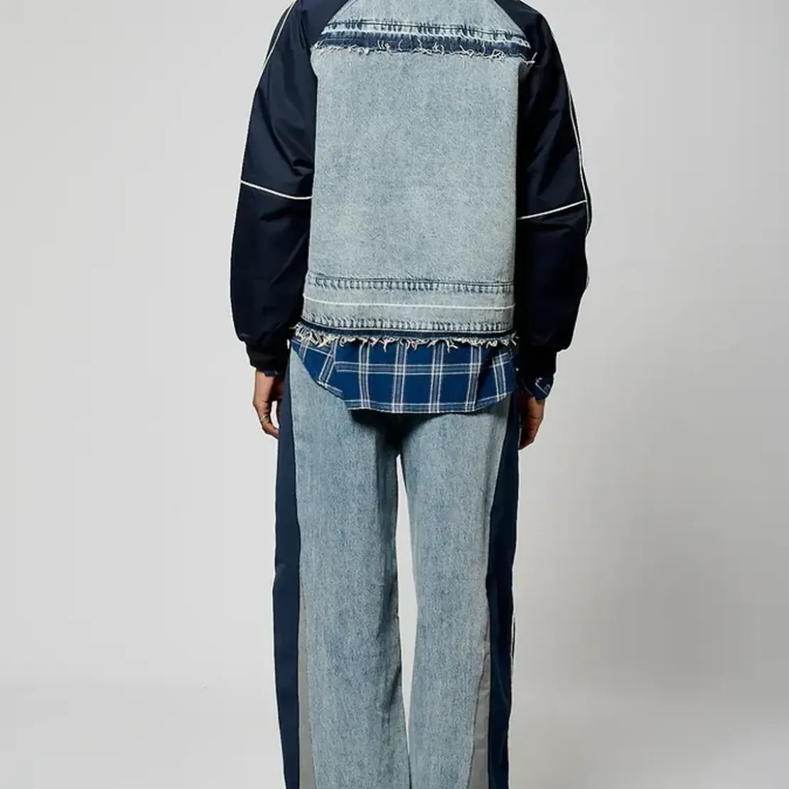 KaporalVeste VOILAbimatière bleu en coton