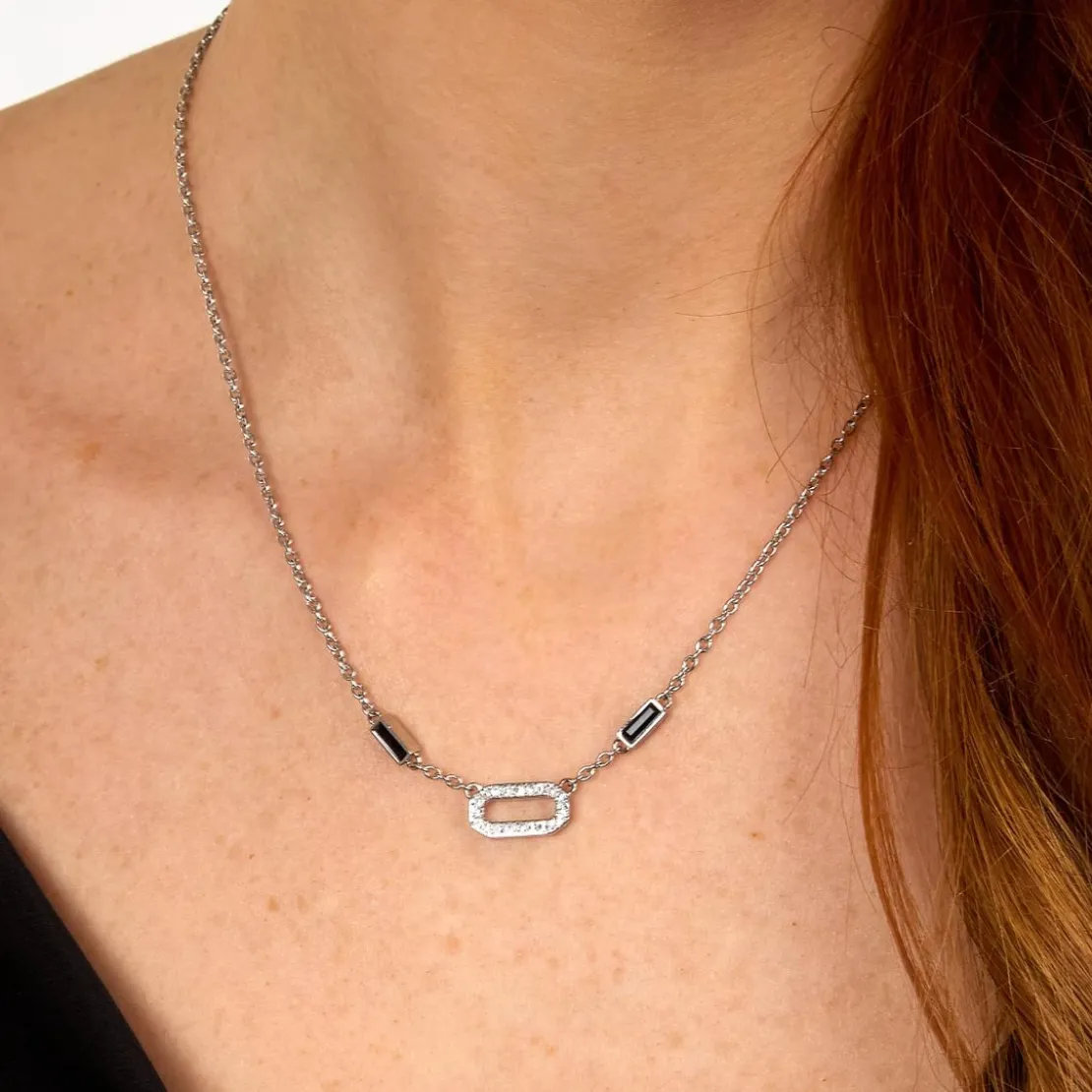 Karl Lagerfeld BijouxCollier Femme Karl Lagerfeld Stone - KLAYC11 Acier Argent