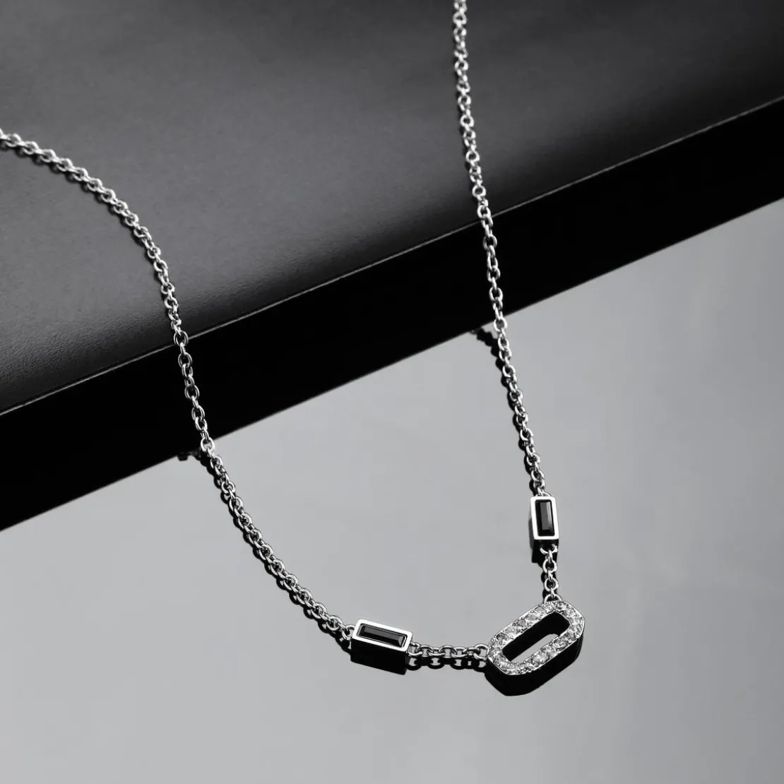 Karl Lagerfeld BijouxCollier Femme Karl Lagerfeld Stone - KLAYC11 Acier Argent