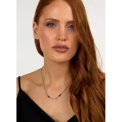 Karl Lagerfeld BijouxCollier Femme Karl Lagerfeld Stone - KLAYC11 Acier Argent