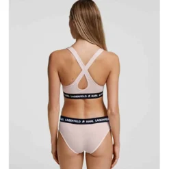 Karl LagerfeldCulotte logotée - Rose - Karl Lagerfeld