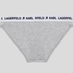 Karl LagerfeldCulotte logotee - Gris à taille blanc- KARL LAGERFELD
