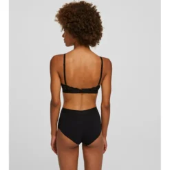 Karl LagerfeldCulotte Taille Haute Noire- KARL LAGERFELD