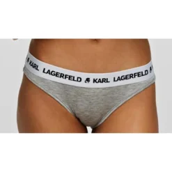 Karl LagerfeldLot de 2 Culottes Logotypées Grises- KARL LAGERFELD