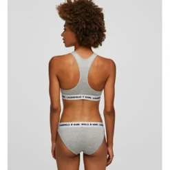 Karl LagerfeldLot de 2 Culottes Logotypées Grises- KARL LAGERFELD