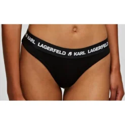 Karl LagerfeldLot de 2 Strings Logotypés Noirs- KARL LAGERFELD