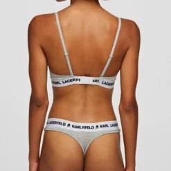 Karl LagerfeldLot de 2 Strings Logotypés Gris- KARL LAGERFELD