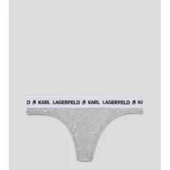 Karl LagerfeldString logote - Gris- KARL LAGERFELD