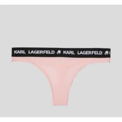 Karl LagerfeldString logoté - Rose - Karl Lagerfeld