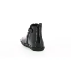 KickersBoots enfant VERMILLON Noir en cuir