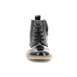 KickersBottillon enfant TYROL Noir en cuir
