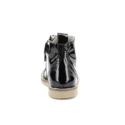 KickersBottillon enfant TYROL Noir en cuir