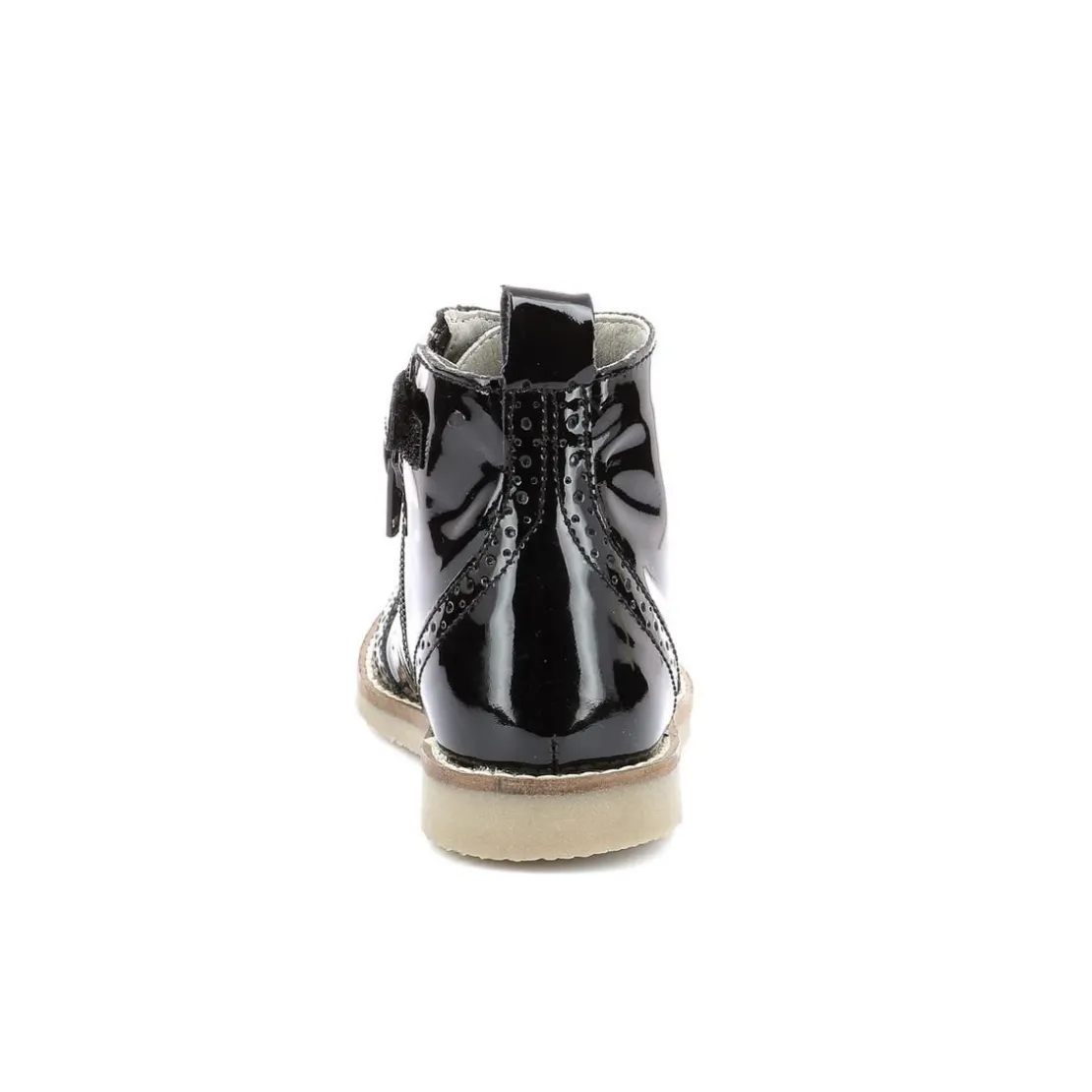 KickersBottillon enfant TYROL Noir en cuir