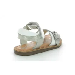 KickersSandale Fille DIAZZ blanc en cuir