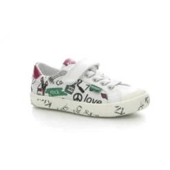 KickersSneakers Bas Garcon GODY blanc