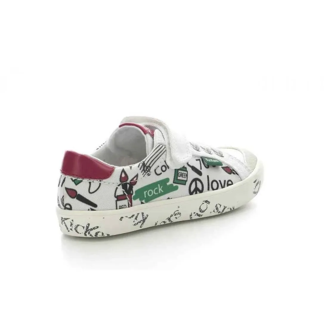 KickersSneakers Bas Garcon GODY blanc