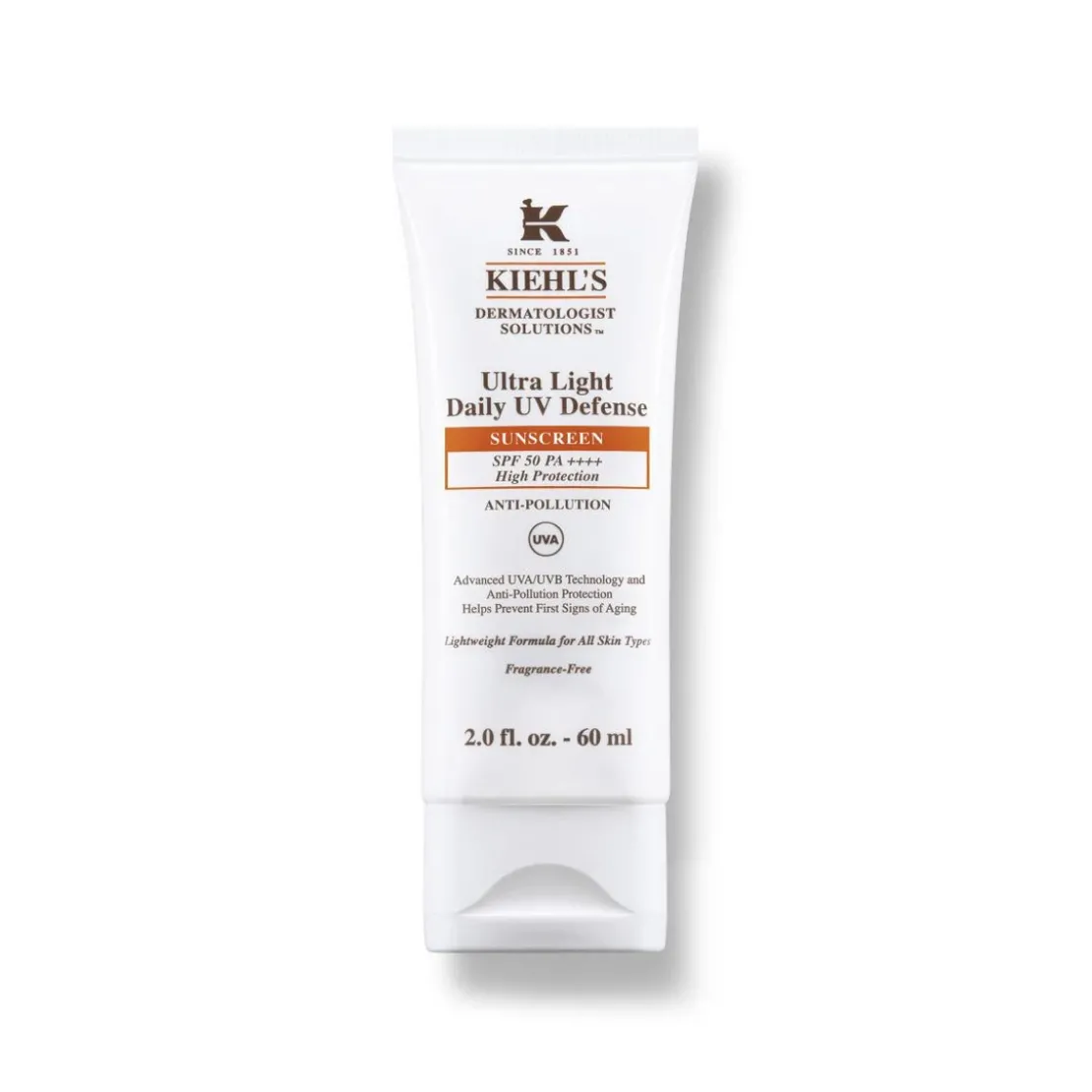 Kiehl'sCrème Solaire Visage Anti-Pollution Spf5060ml