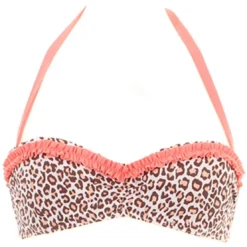 Kiwi Saint TropezSoutien-gorge Bandeau Multicolore- Leopard