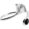 Kosma ParisBague Kosma Arielle BRS22251-ARGENT - Métal Argenté & Onyx Noir Femme