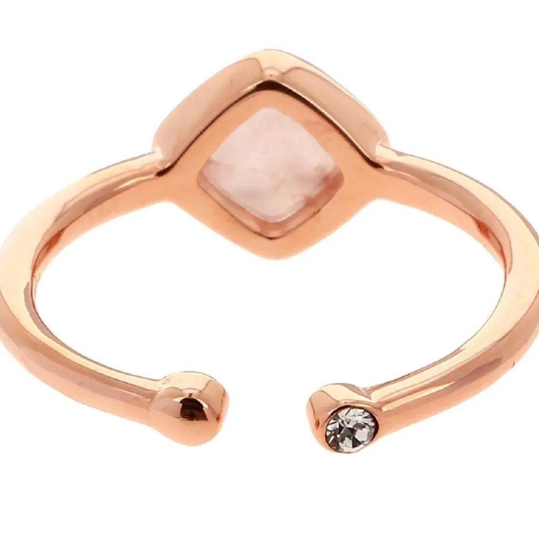 Kosma ParisBague Kosma Ella BRSL0438-ROSEGOLD - Métal Doré Rose & Quartz Rose Femme