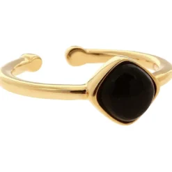 Kosma ParisBague Kosma Ella BRSL0438-OR - Métal Doré Jaune & Onyx Noir Femme