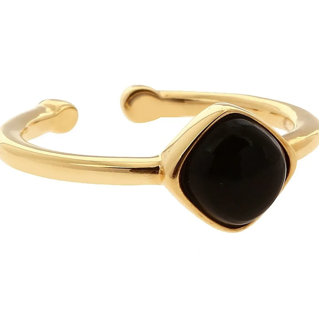 Kosma ParisBague Kosma Ella BRSL0438-OR - Métal Doré Jaune & Onyx Noir Femme